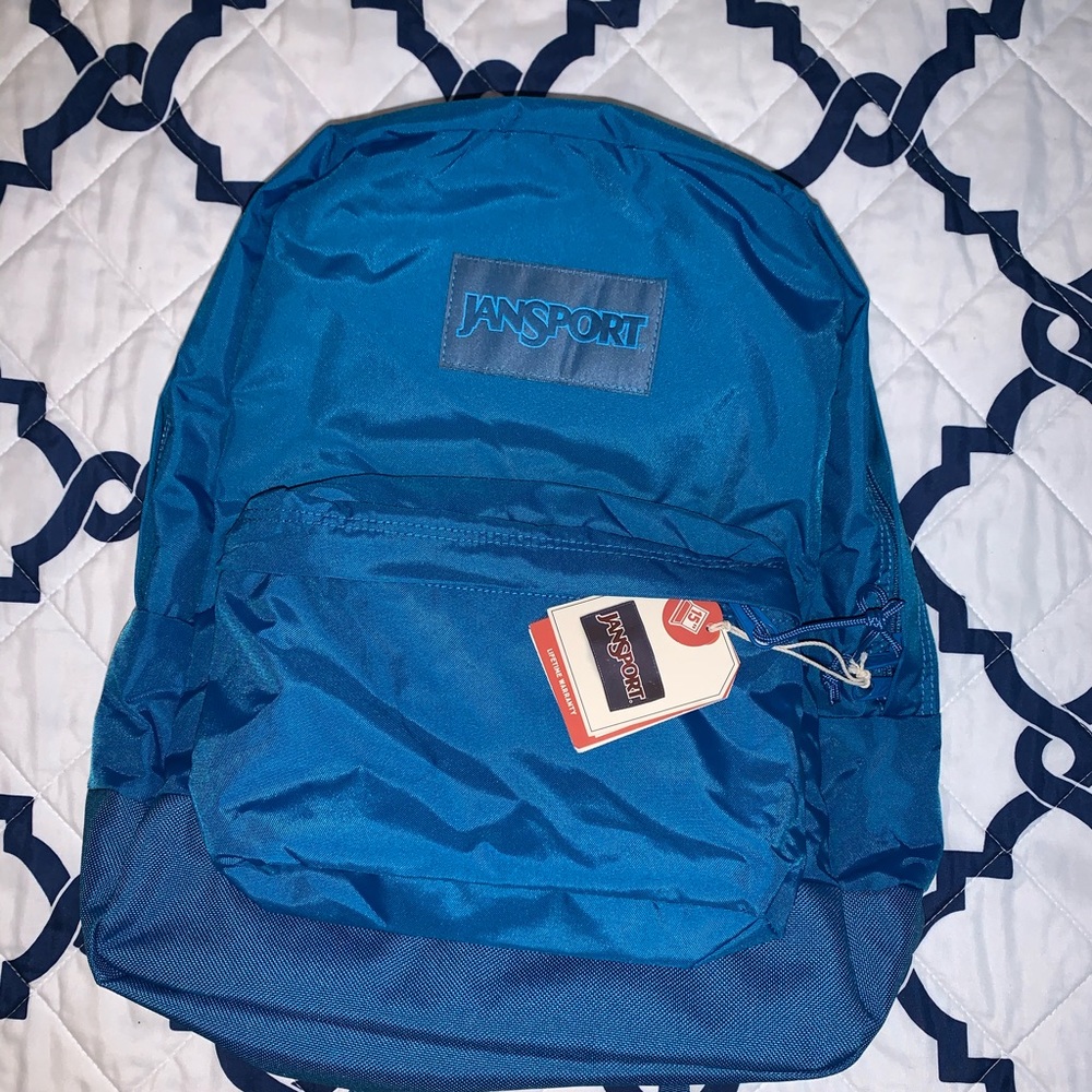 Teal Jansport backpack